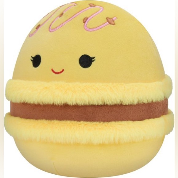 Squishmallows 10” Plush Jazwares Lemon & Chocolate Macaroon Visconti Super Soft - Picture 2 of 4